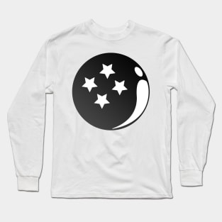 Monochrome 4 Star Ball Long Sleeve T-Shirt